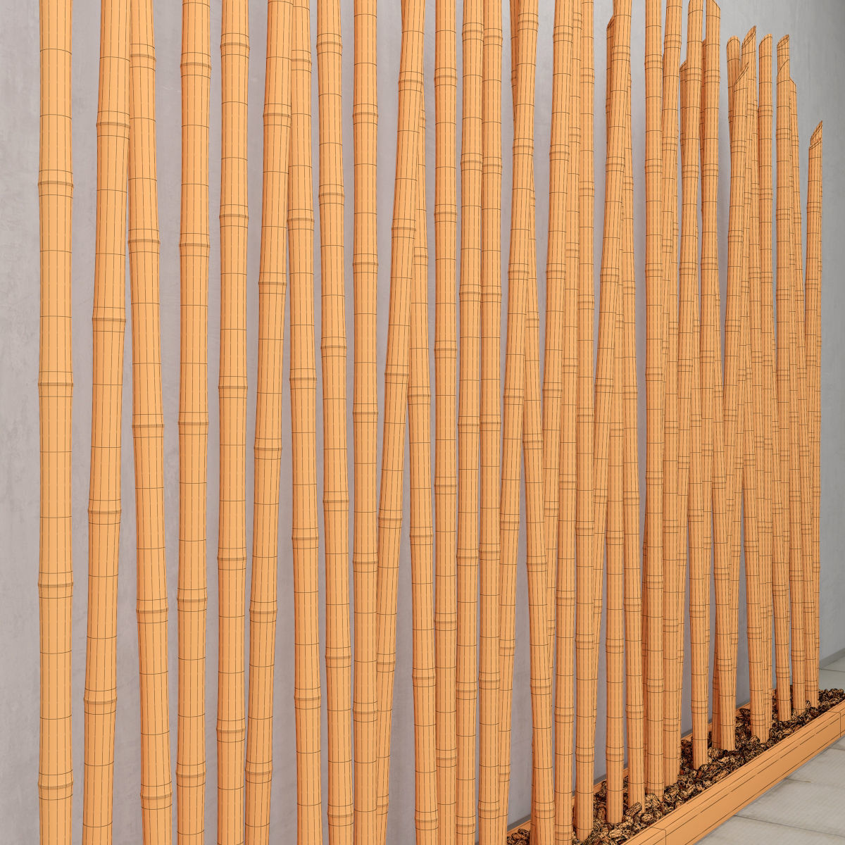 Bamboo decor n19 3D model_10