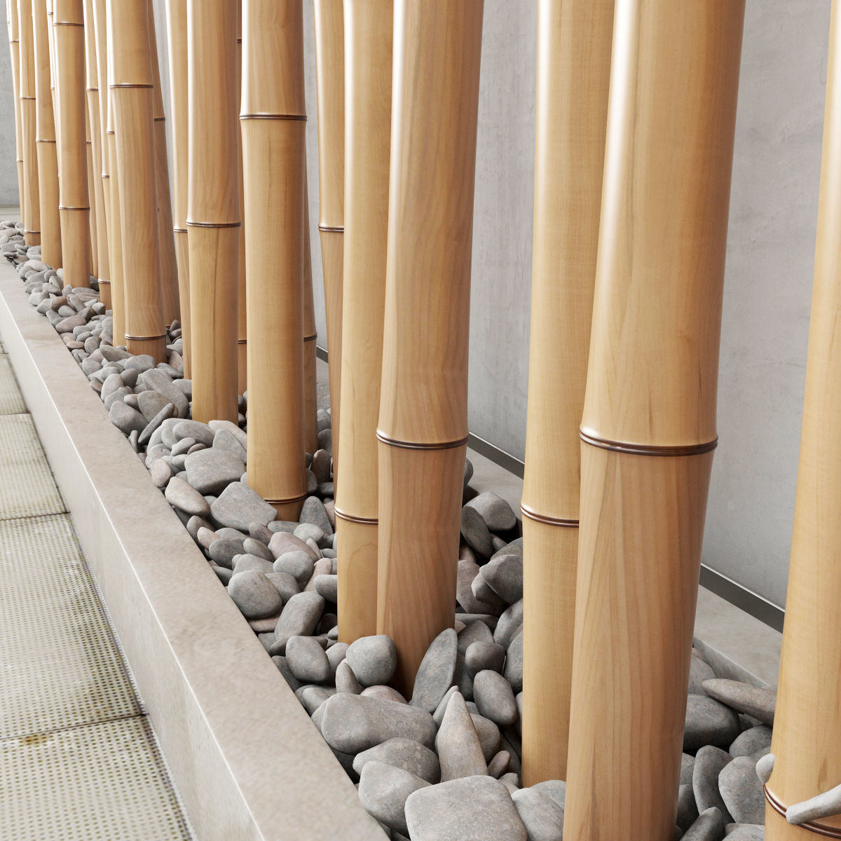 Bamboo decor n19 3D model_7