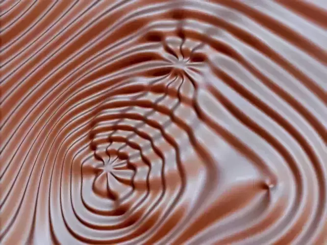 Flow 6371 wavy 3D relief for CNC milling