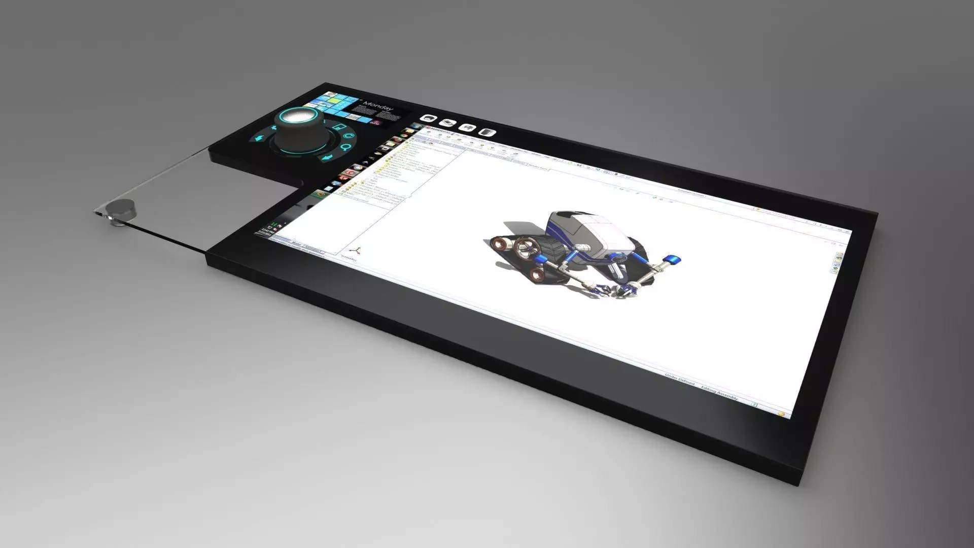 Electronic Pad Free 3D model_0