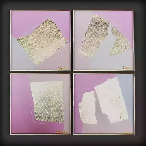 Picture Frames Low-poly 3D model