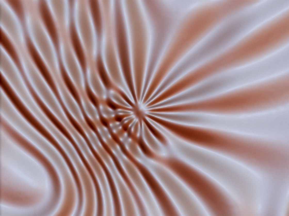 Flow 6376 wavy 3D relief for CNC milling 3D print model_3