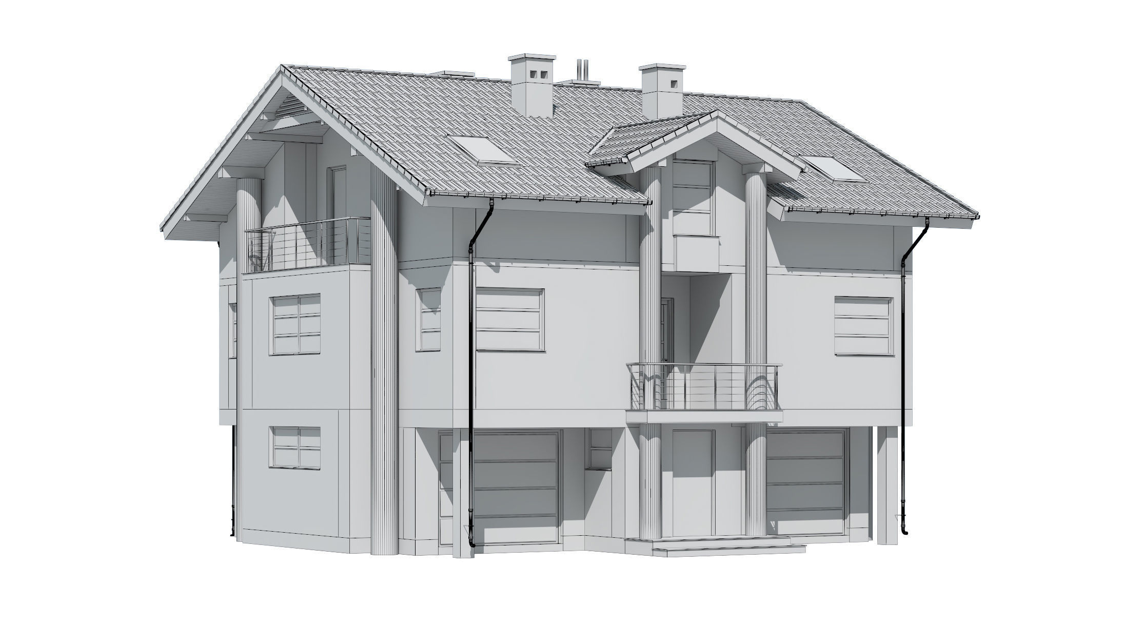 cottage 011 3D model_4