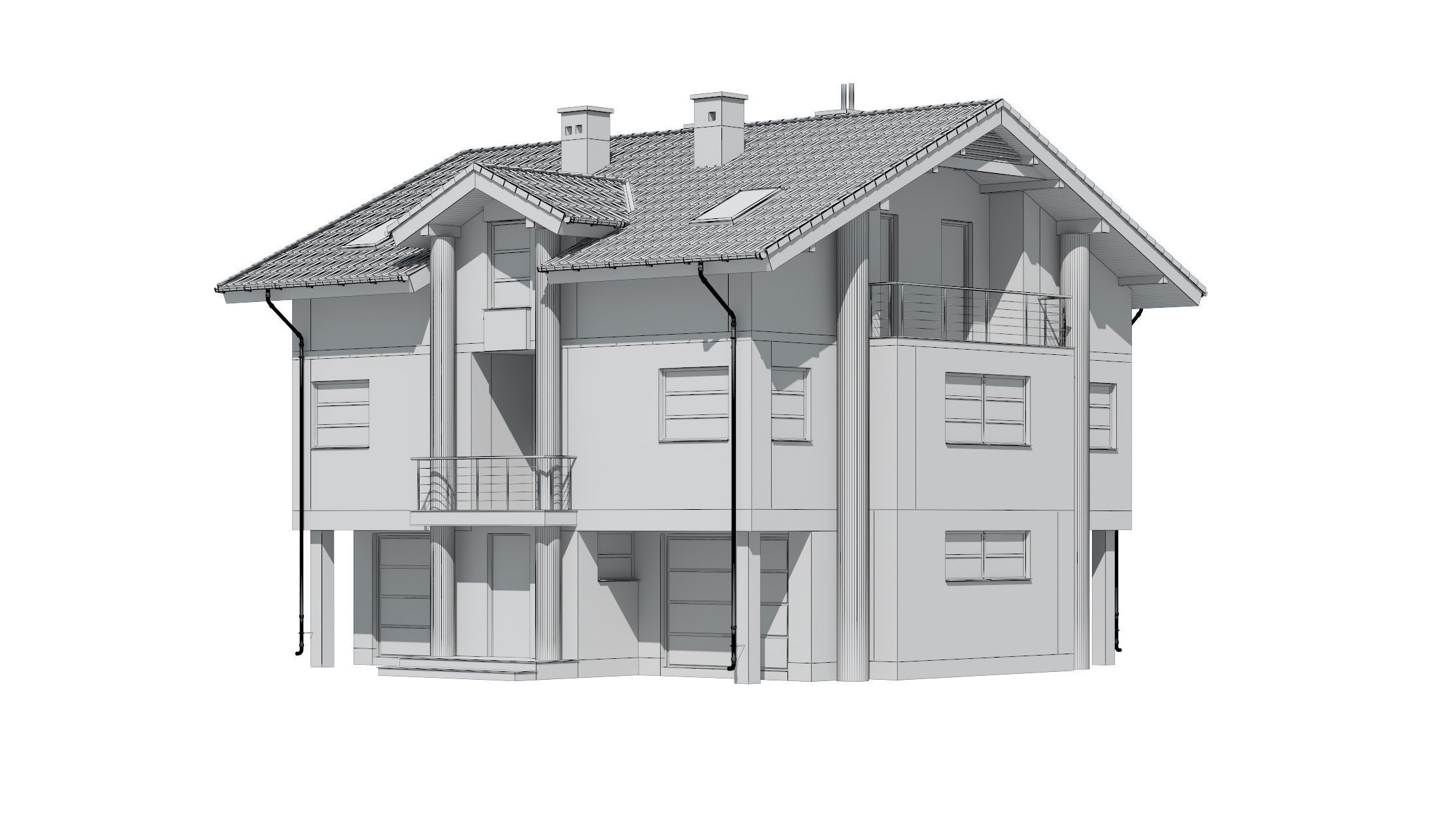 cottage 011 3D model_5