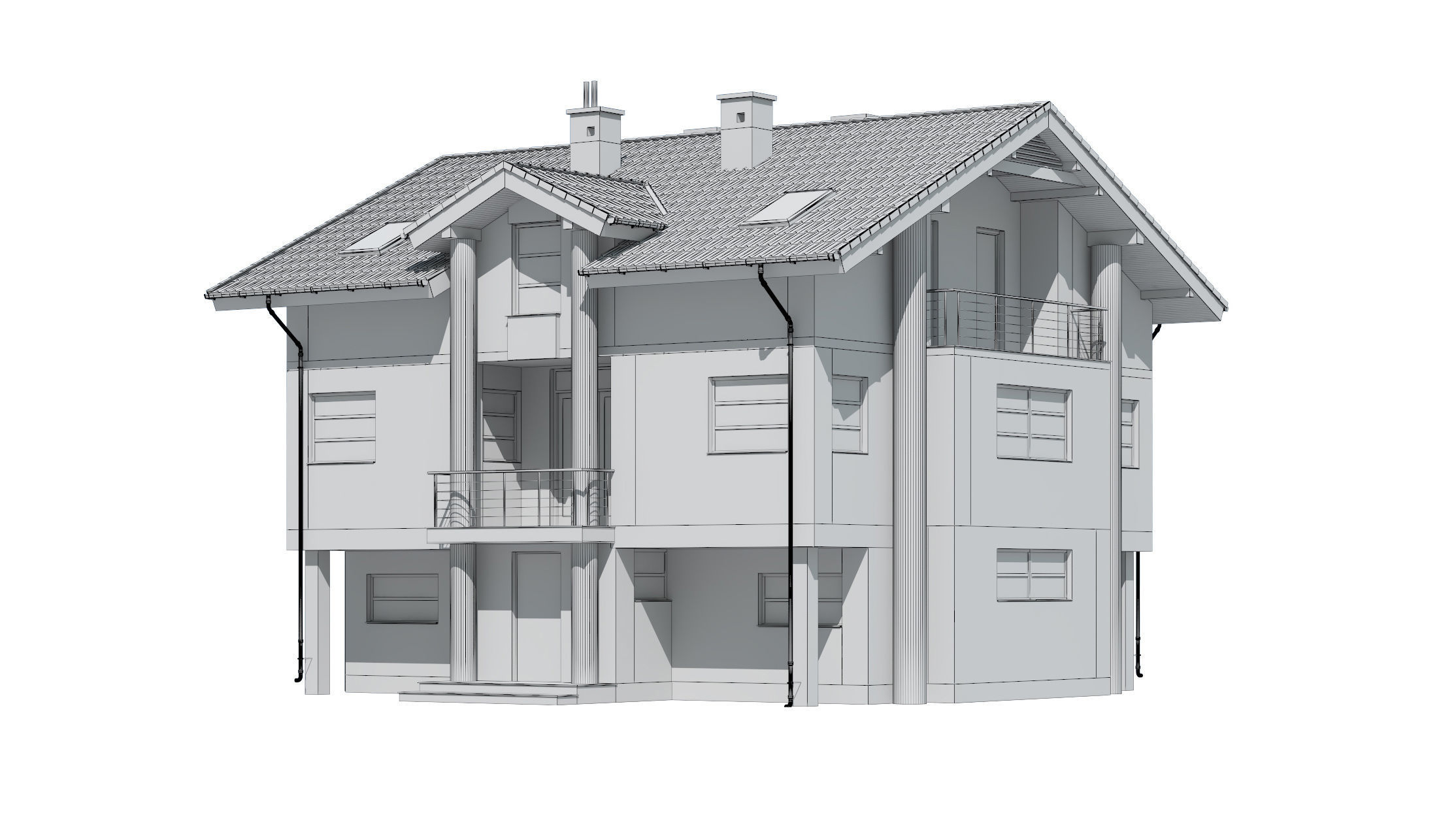 cottage 011 3D model_7