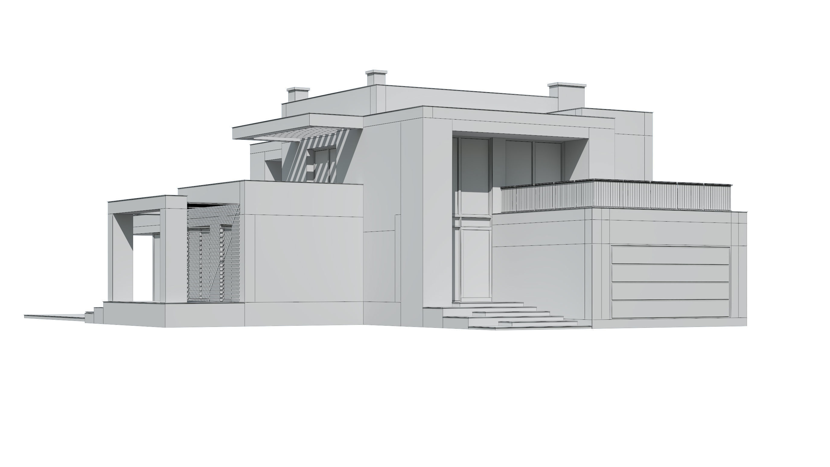 cottage 010 3D model_4