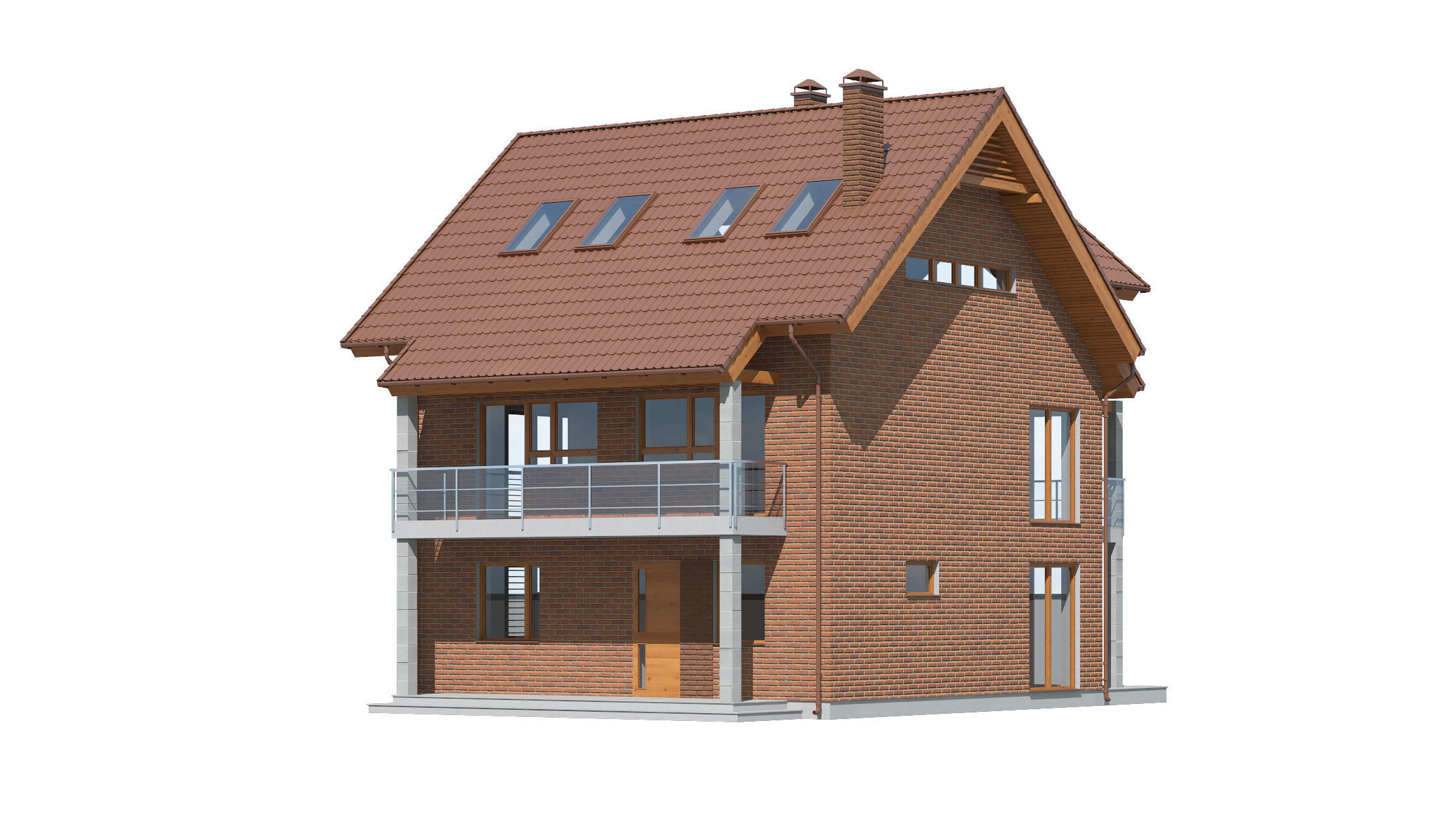 cottage 009 3D model_3