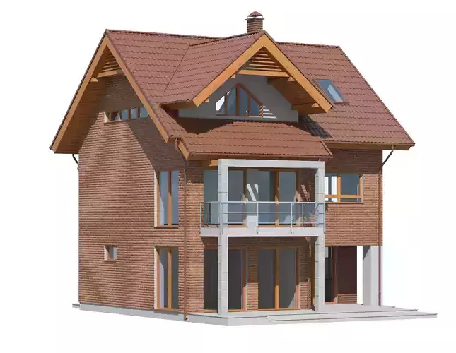 cottage 009 3D model