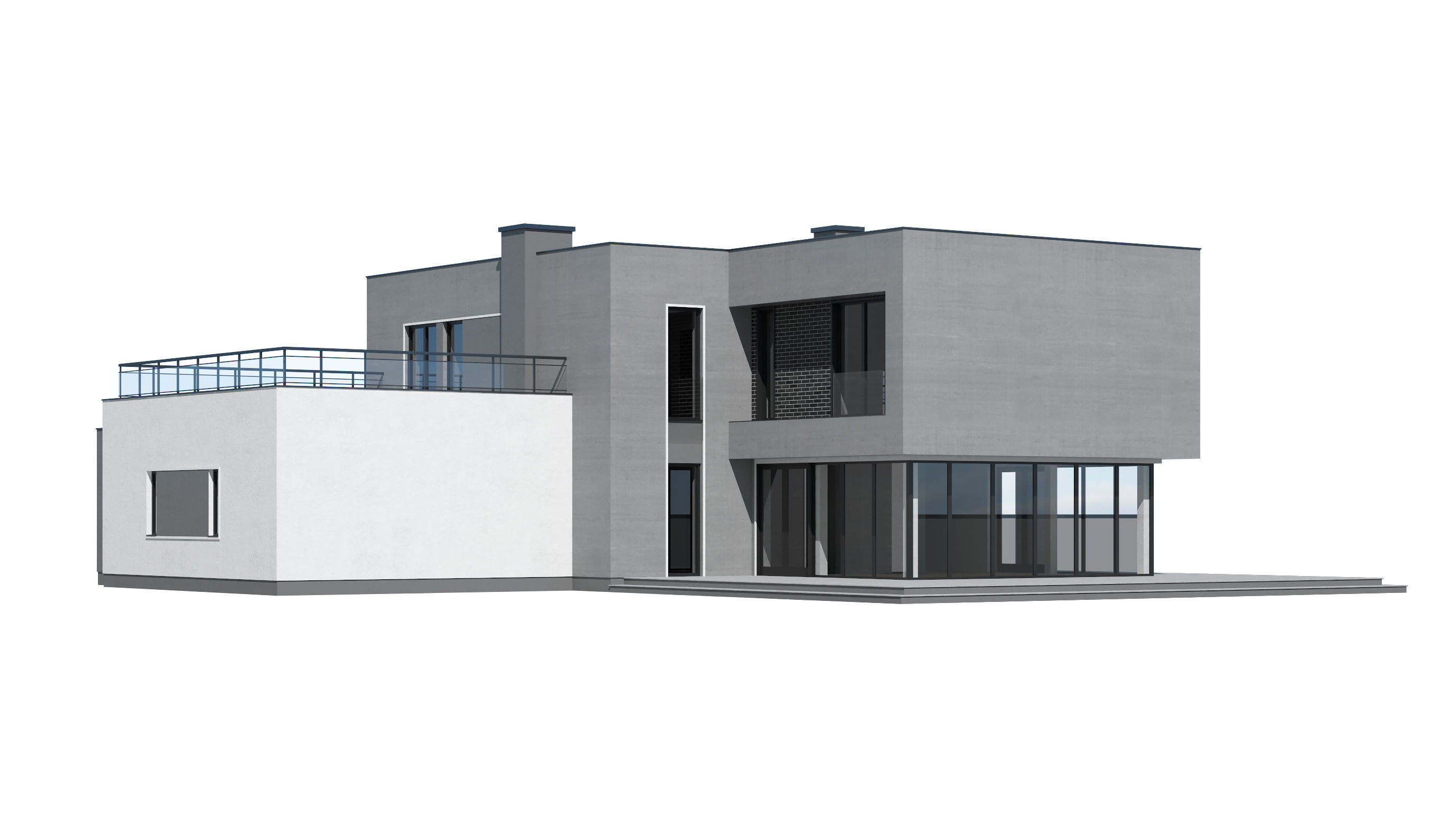 cottage 007 3D model_2