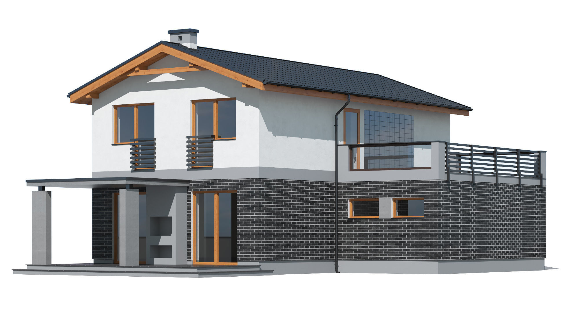cottage 003 3D model_2