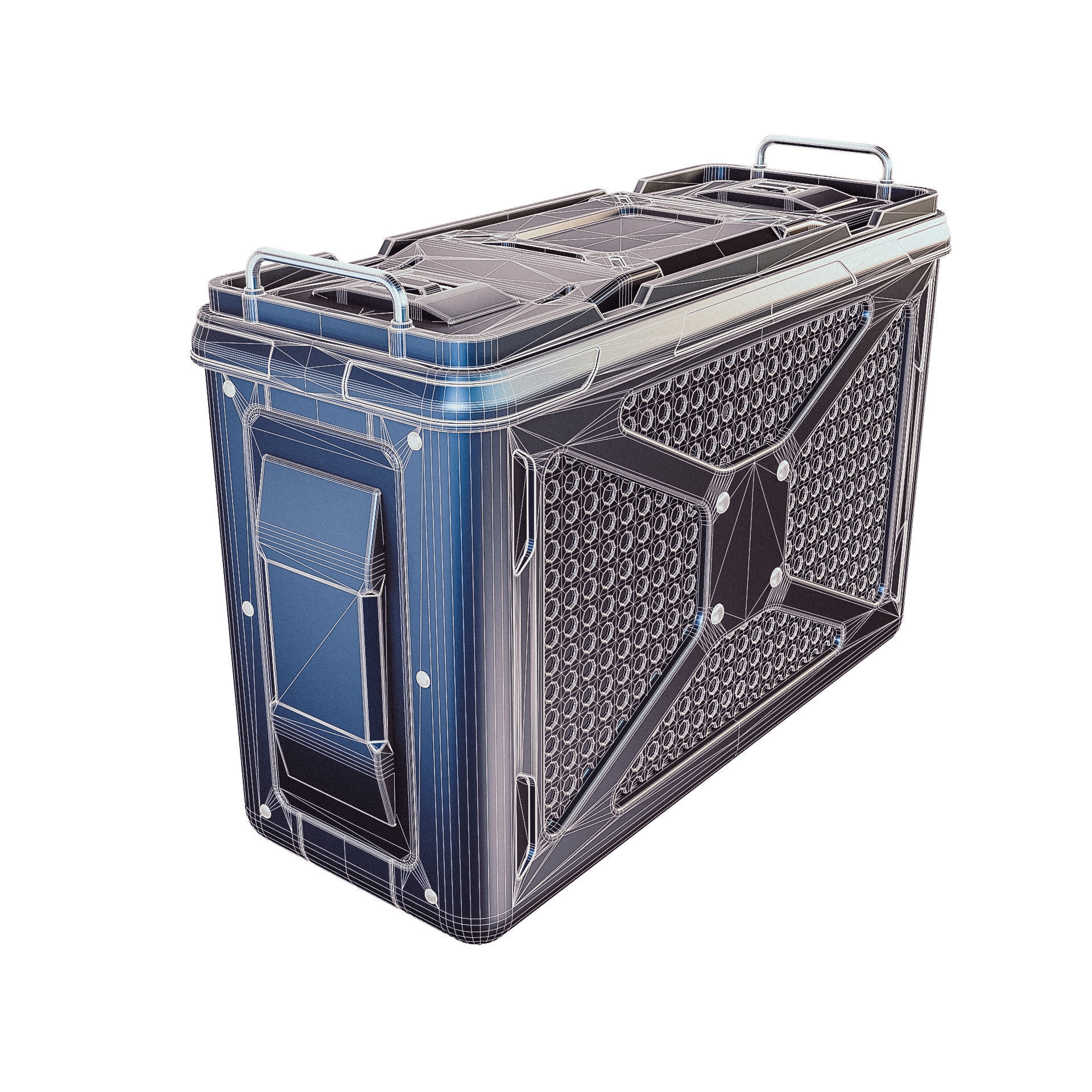 Sci-fi Military Container 3D model_6