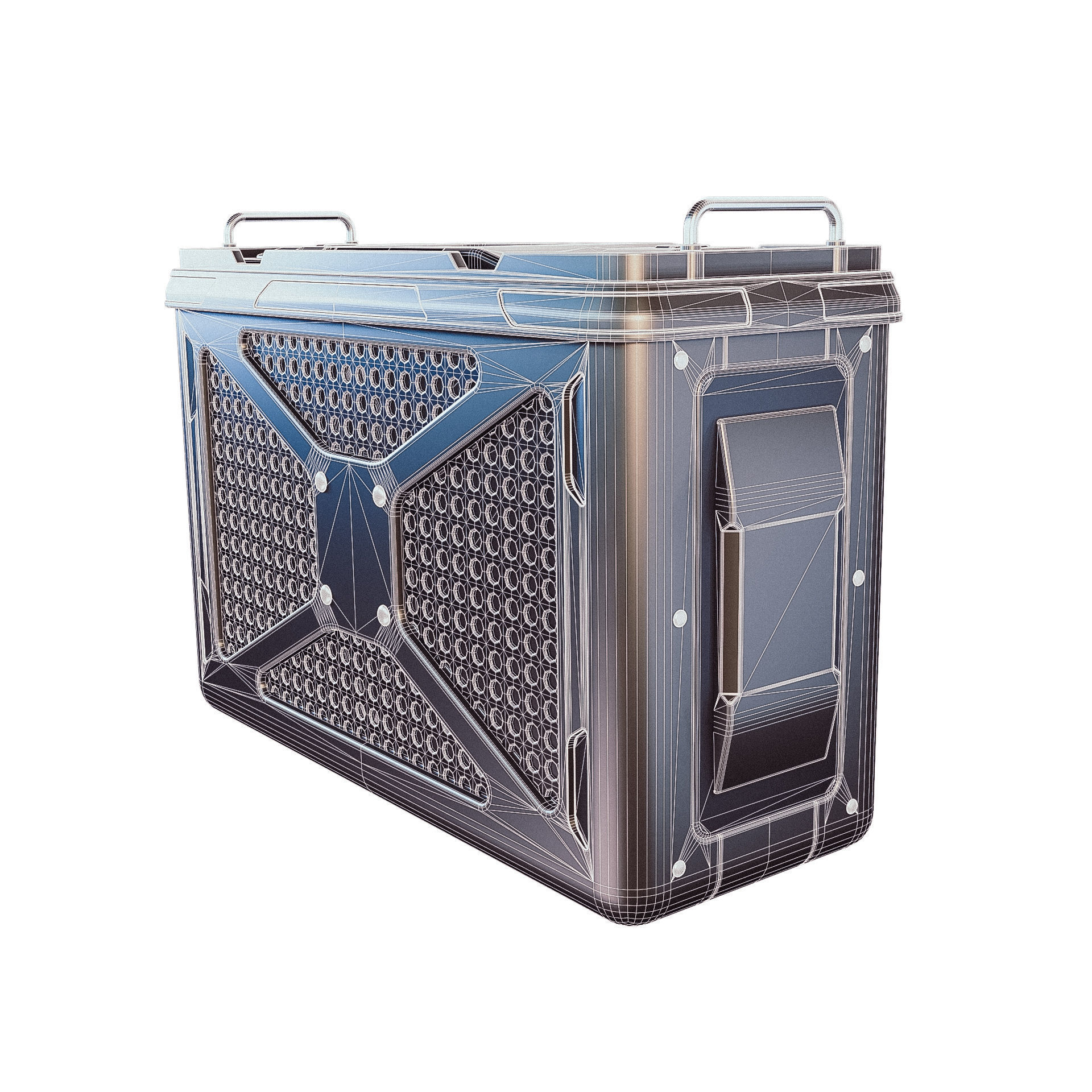 Sci-fi Military Container 3D model_5