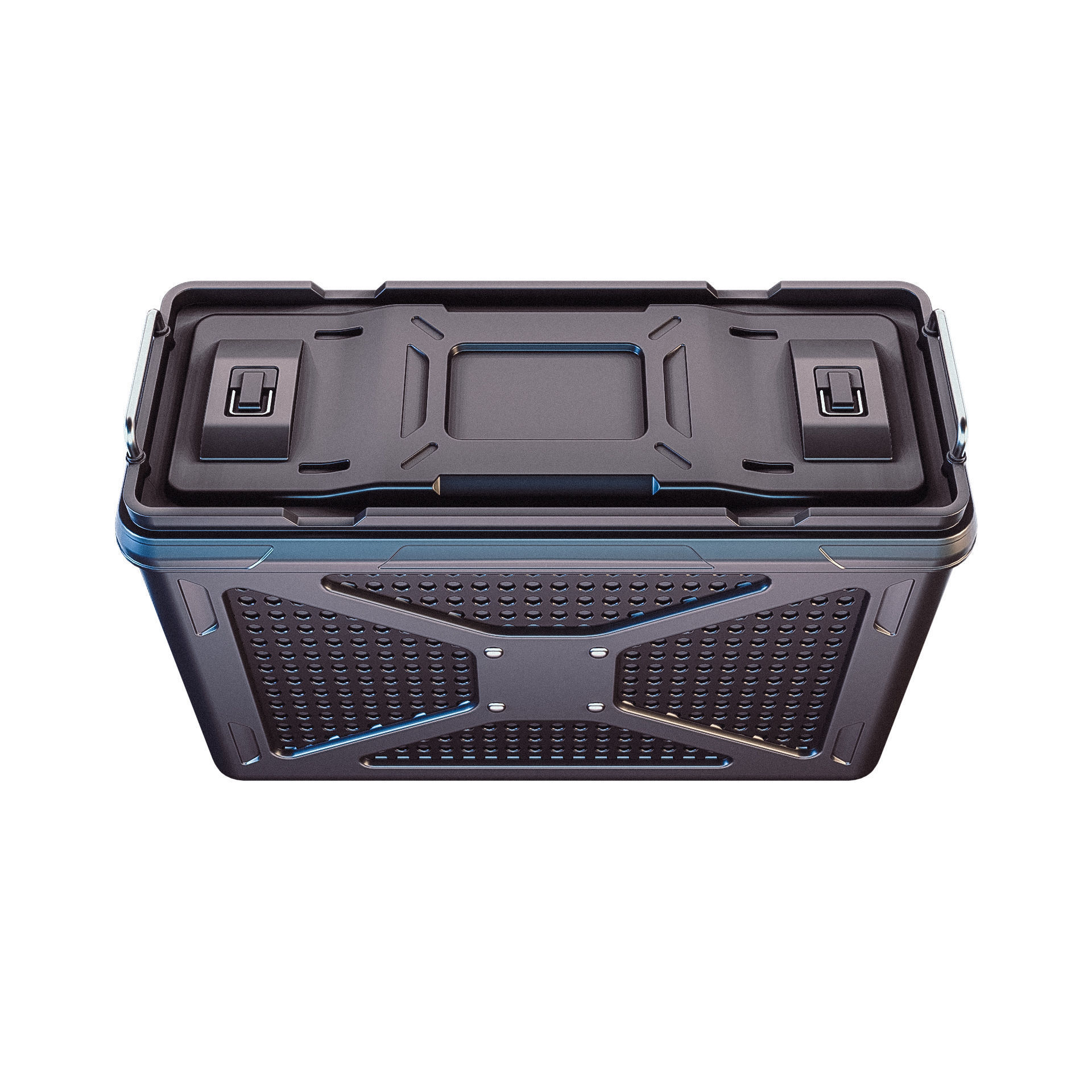 Sci-fi Military Container 3D model_3