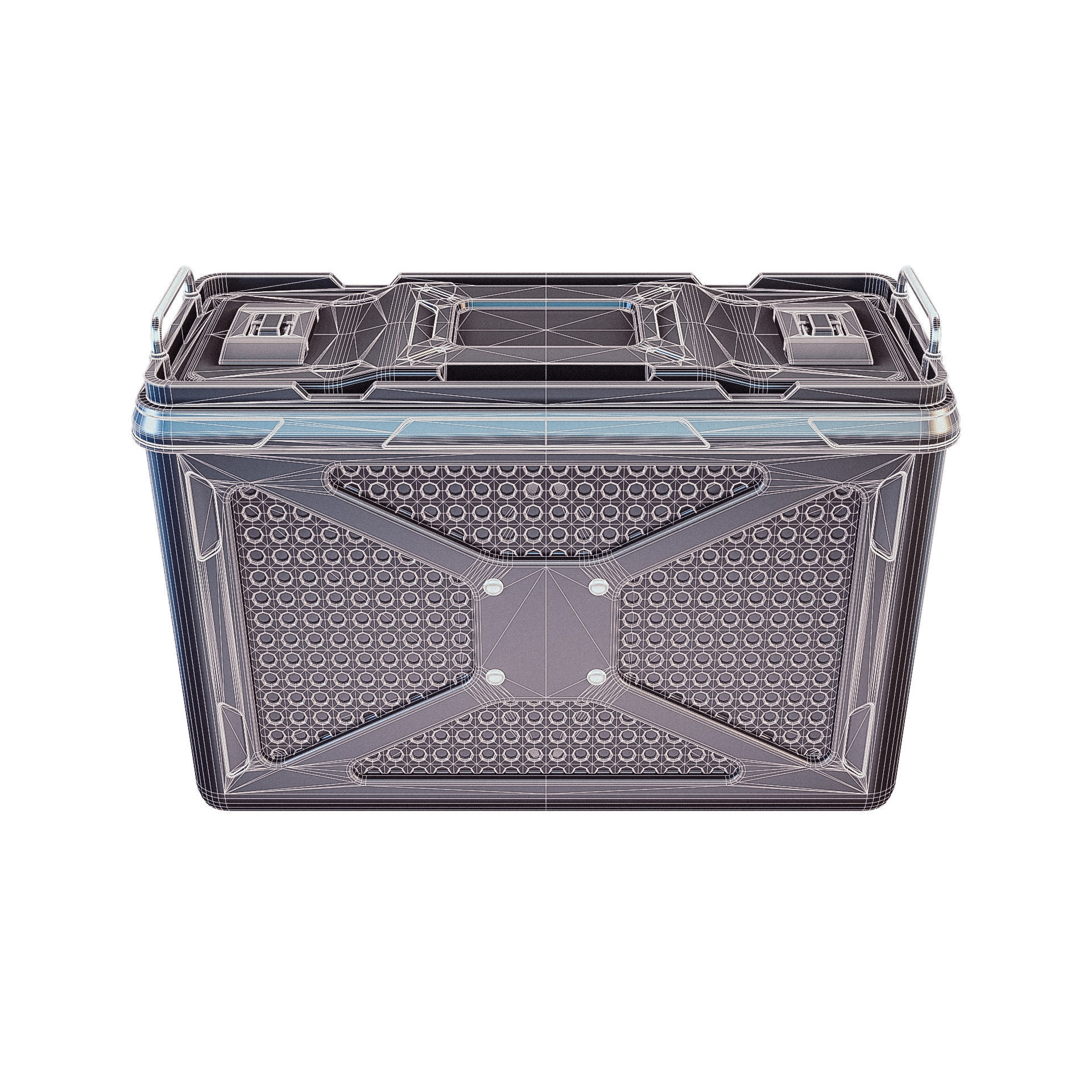 Sci-fi Military Container 3D model_7