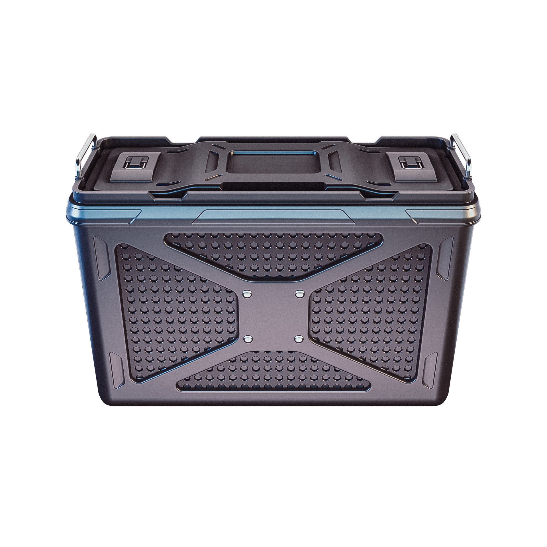 Sci-fi Military Container 3D model_1