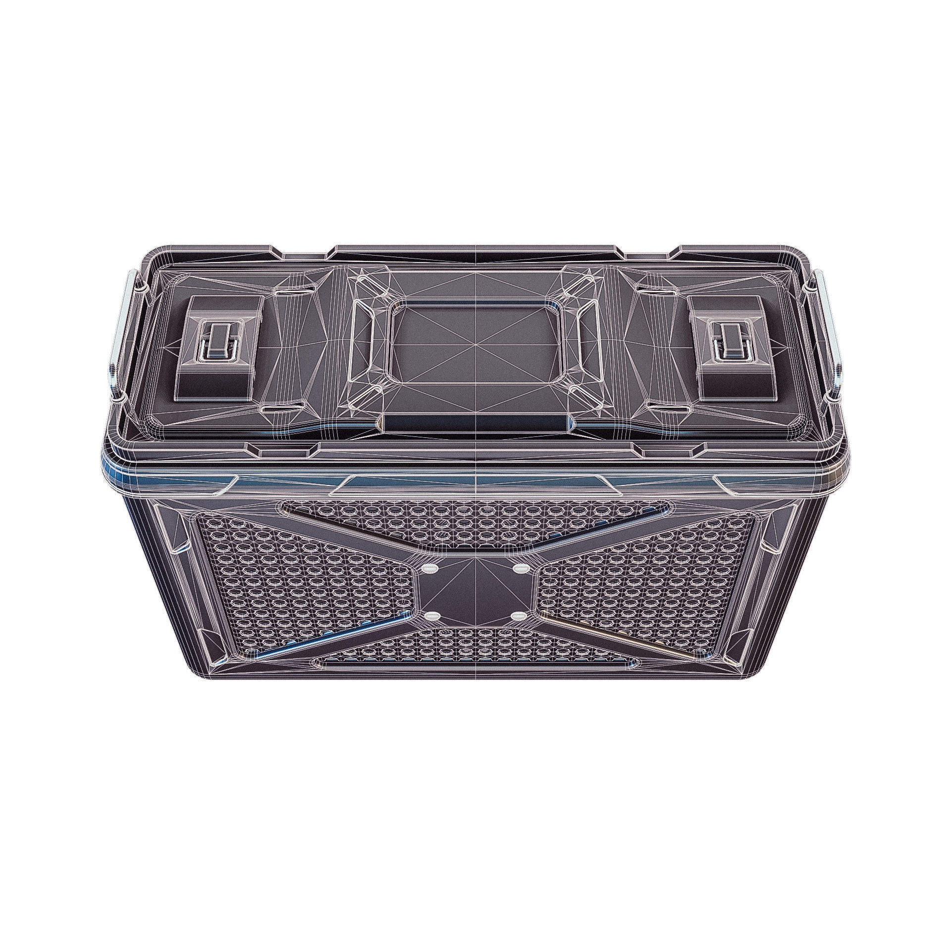 Sci-fi Military Container 3D model_4