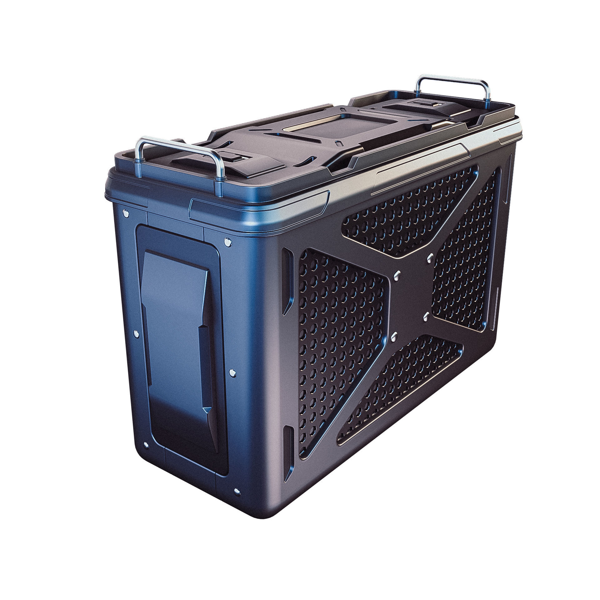 Sci-fi Military Container 3D model_2