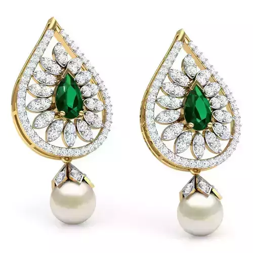 Stark Pear Drop Earring