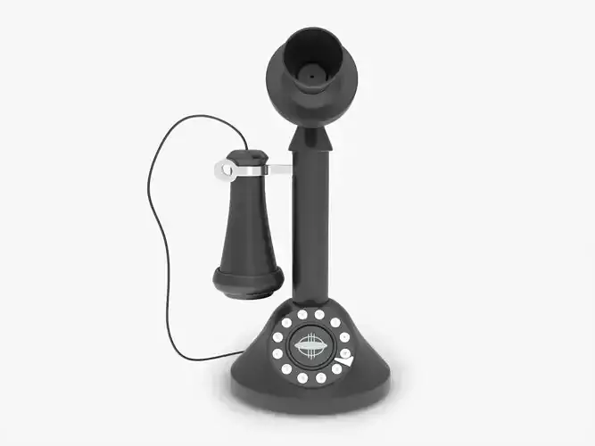 Crosley CR64-BK Candlestick Phone