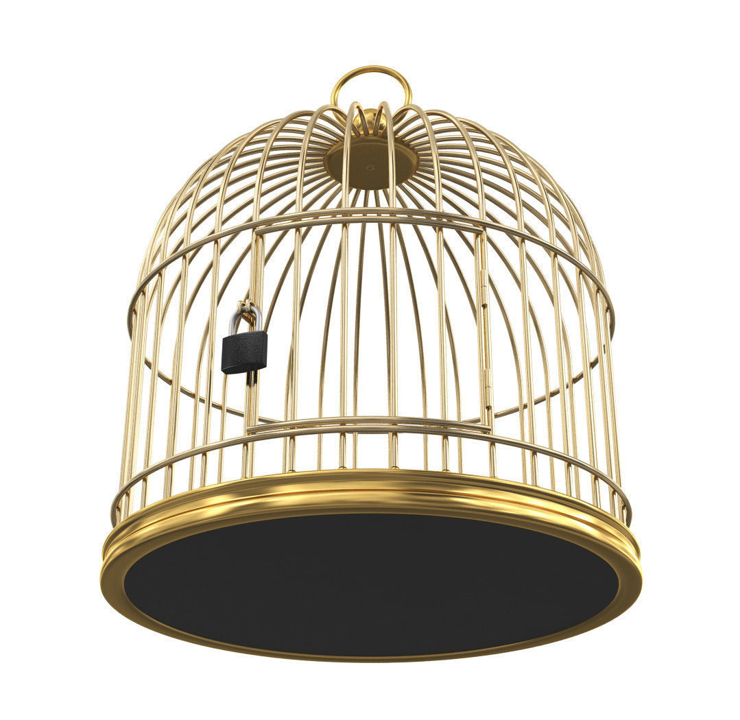Golden Cage 3D model 3D model_6