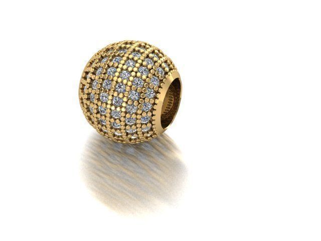 micro style charm ball  3D print model