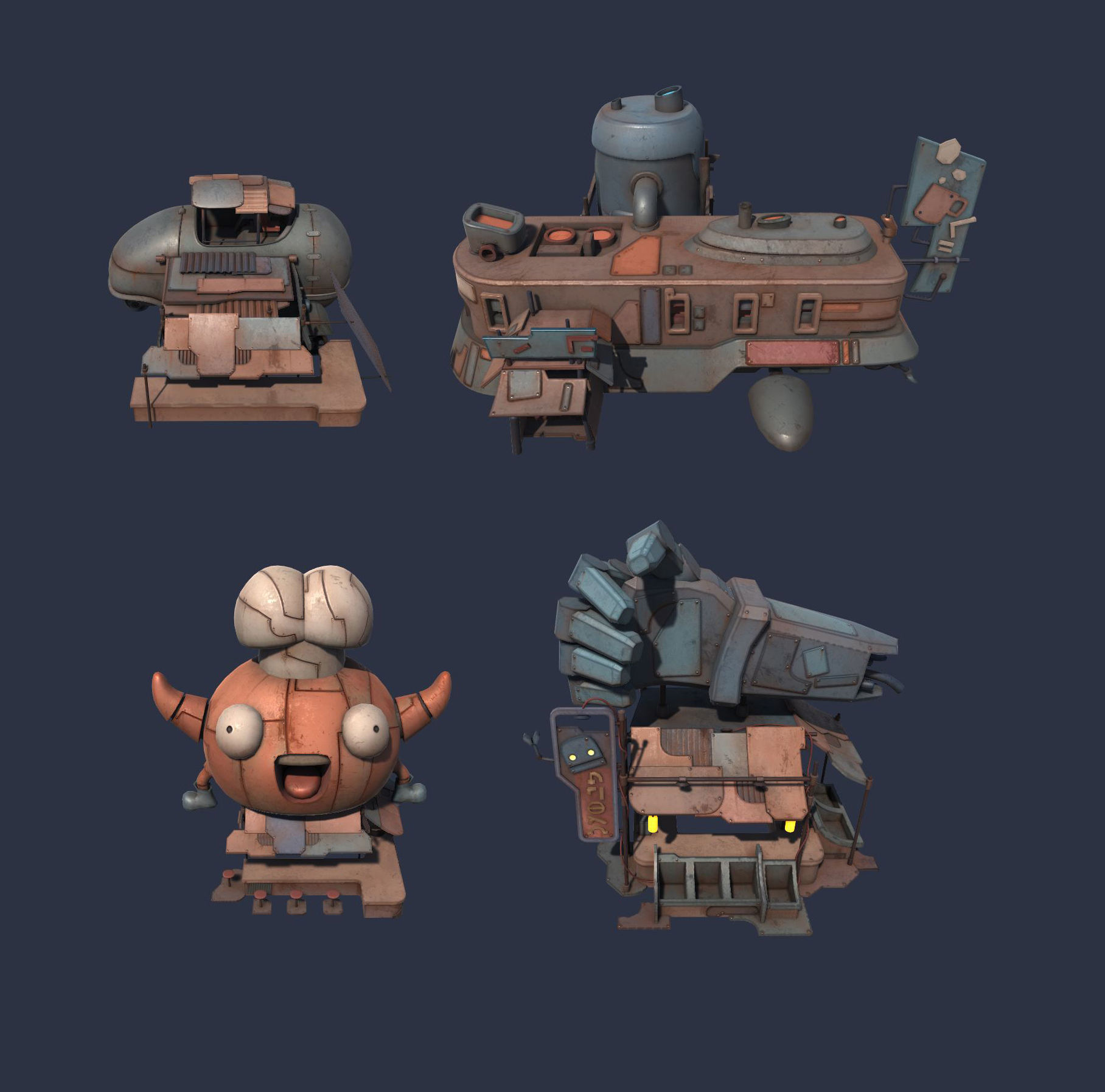 Scrap City Megapack 3D model_25