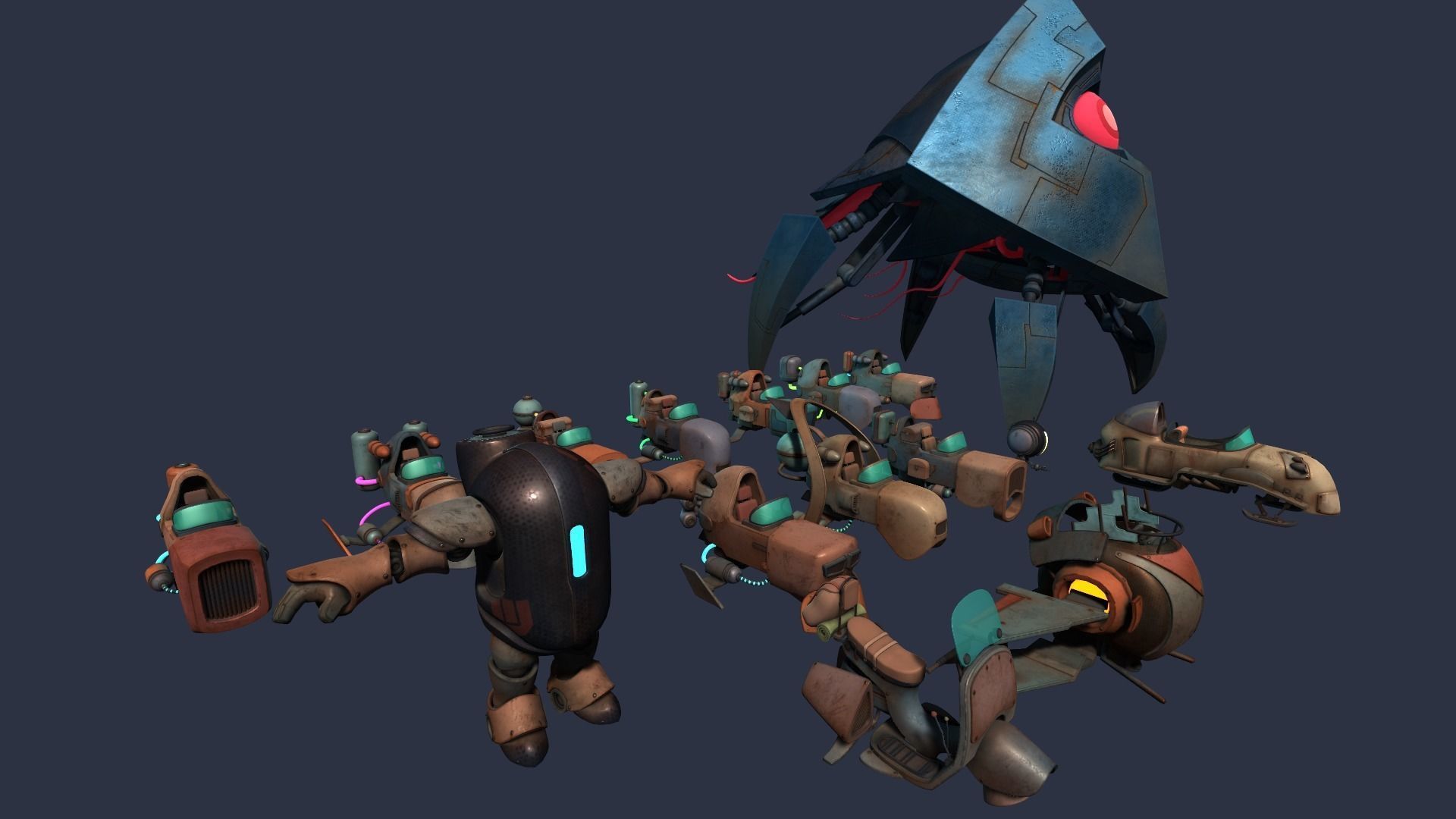 Scrap City Megapack 3D model_24