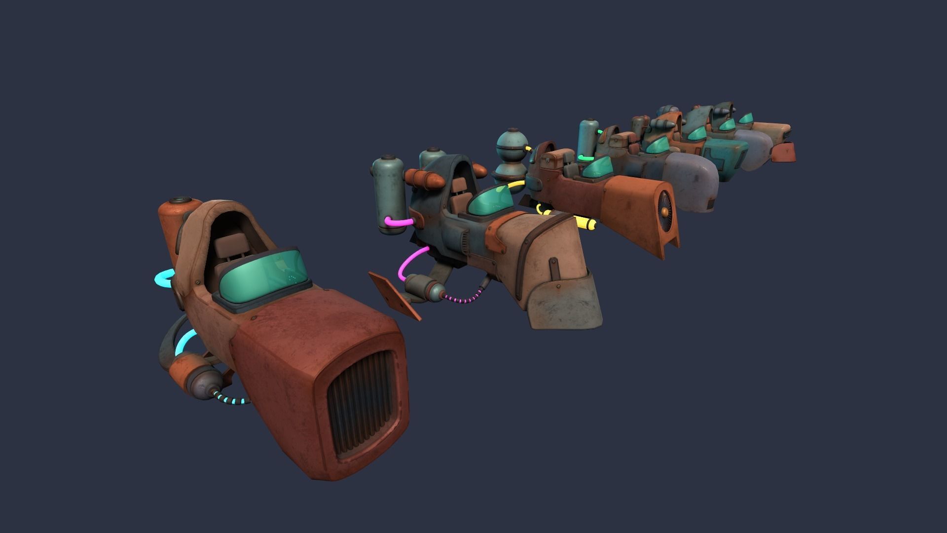 Scrap City Megapack 3D model_15