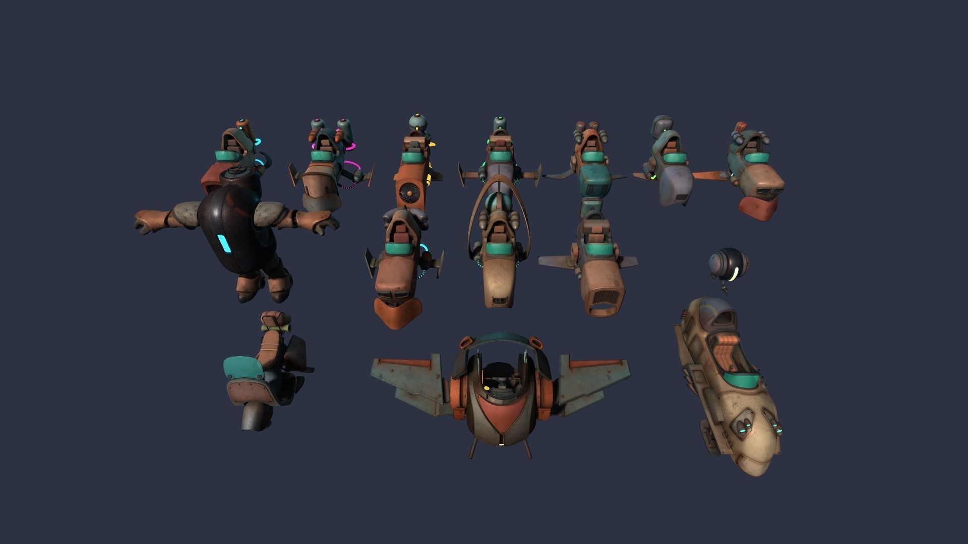 Scrap City Megapack 3D model_23