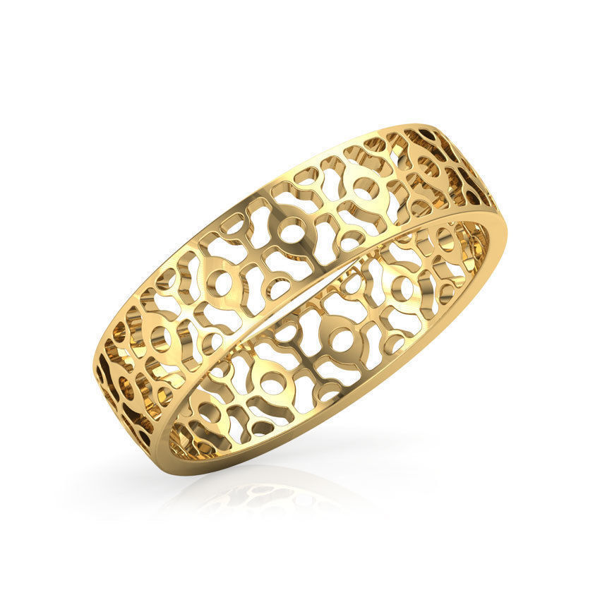 Abstract Cutout Ring 3D print model_12