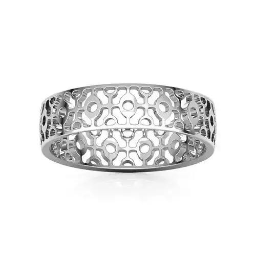 Abstract Cutout Ring