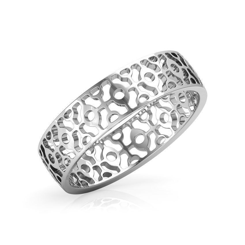 Abstract Cutout Ring 3D print model_11
