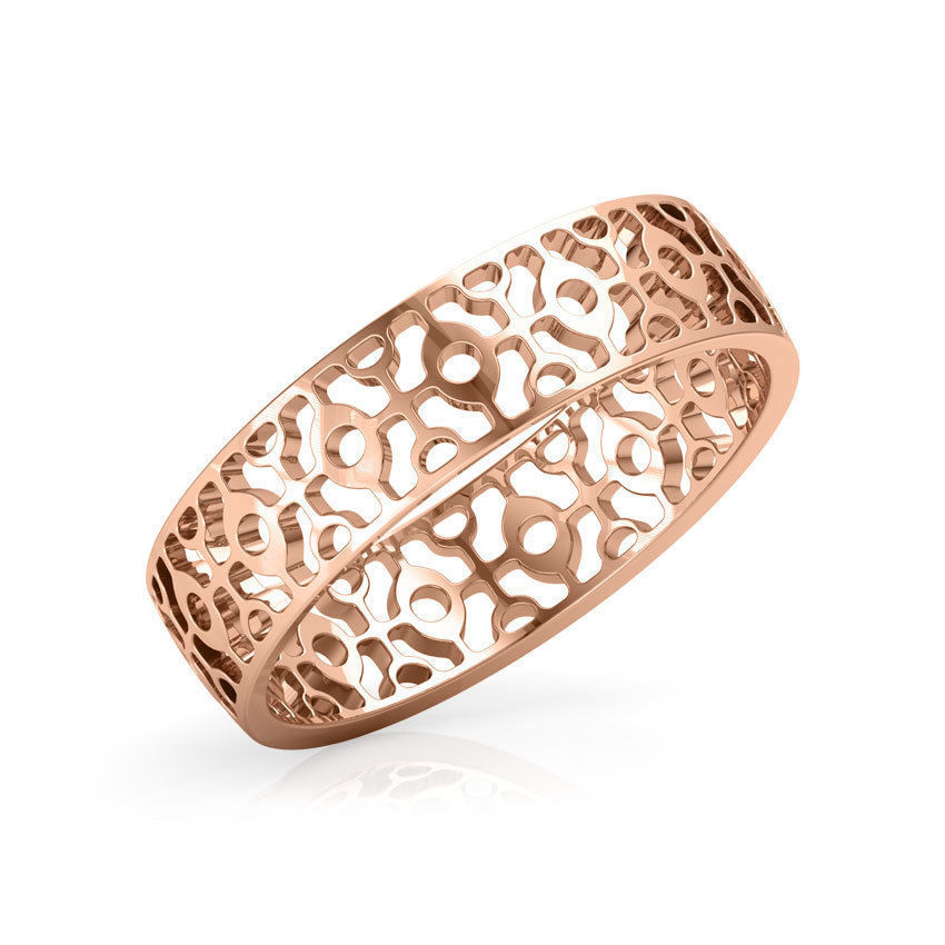 Abstract Cutout Ring 3D print model_13