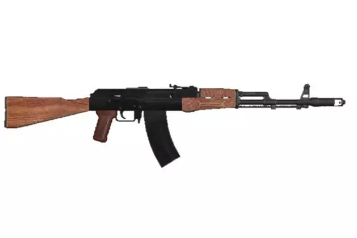 00a7 AK 47  Low-poly 3D model_0