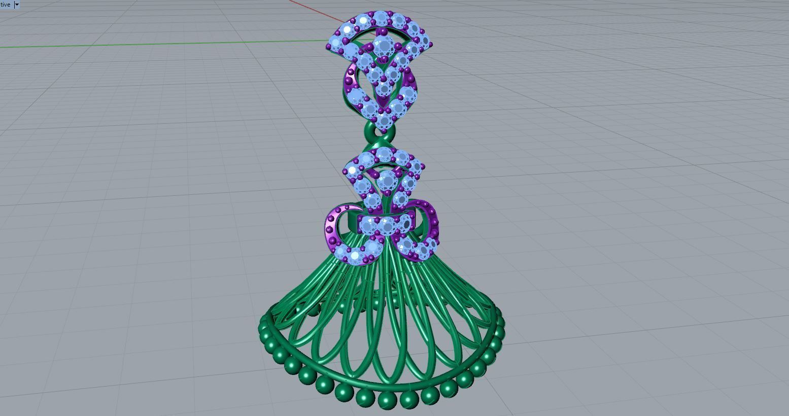 Intricate Flare Jimiki 3D print model_6