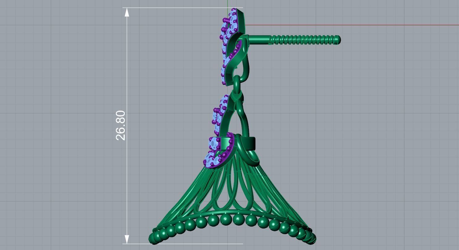 Intricate Flare Jimiki 3D print model_5