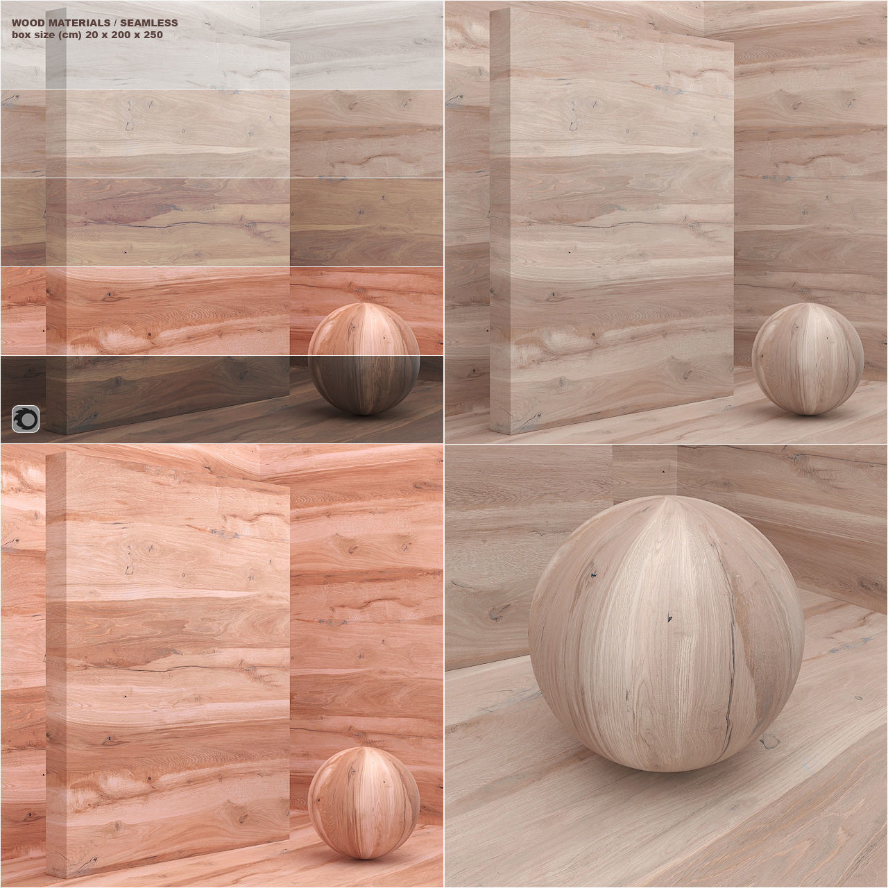 Materials wood veneer slab seamless