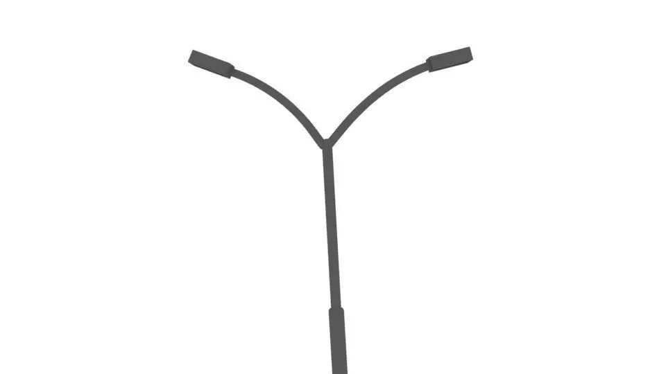 street light Free low-poly 3D model