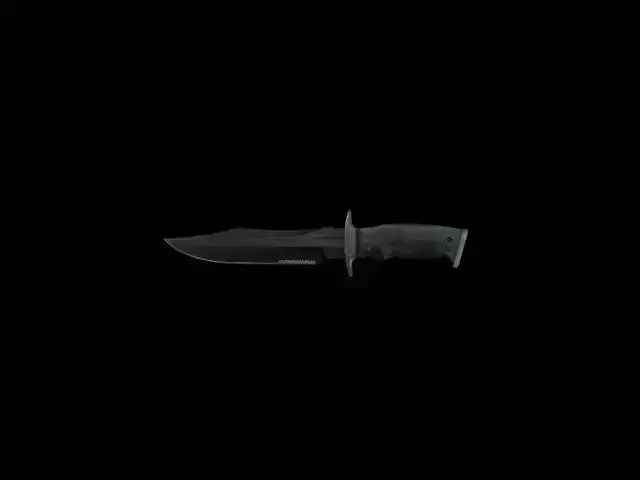 Meele Knife Low-poly 3D model