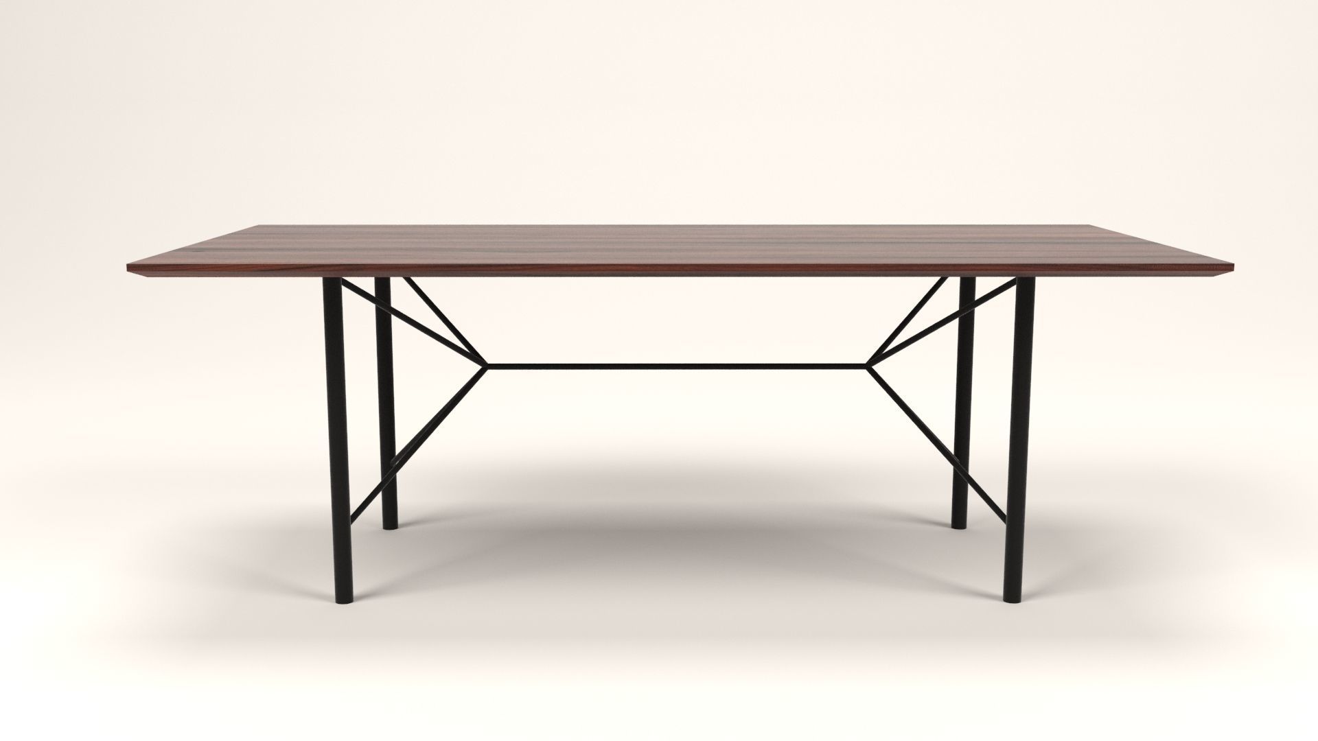 Rudolph industrial table Low-poly 3D model_9