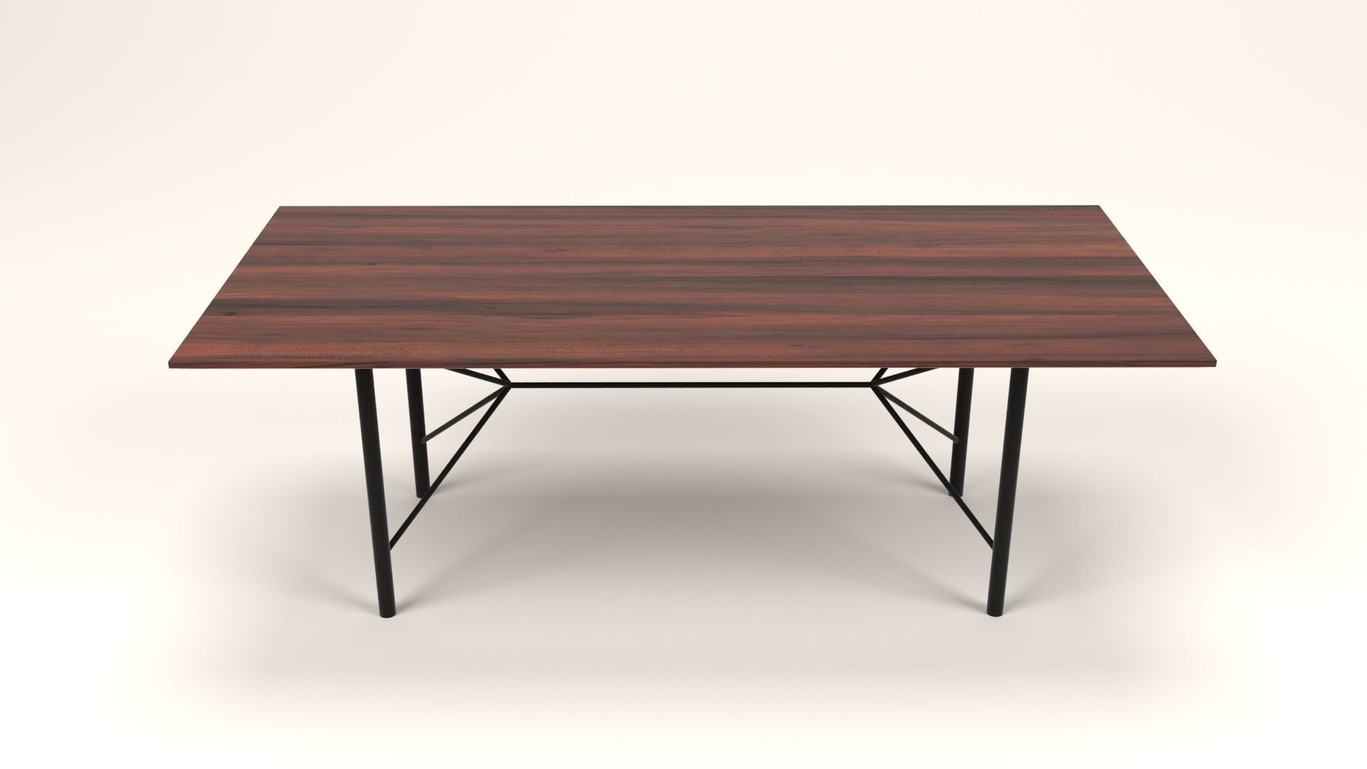 Rudolph industrial table Low-poly 3D model_6