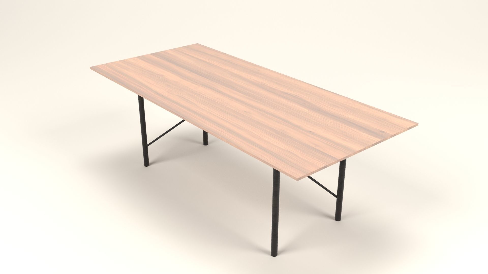 Rudolph industrial table Low-poly 3D model_4