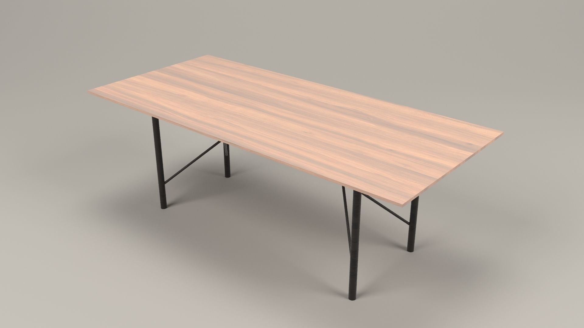 Rudolph industrial table Low-poly 3D model_3
