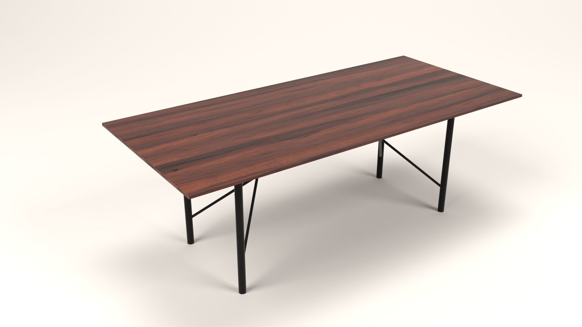 Rudolph industrial table Low-poly 3D model_8