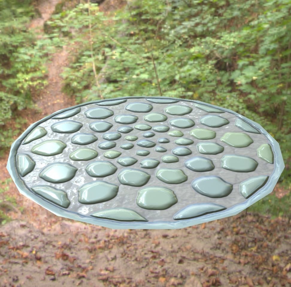 Elegant Versatile Fountain Set Low-poly 3D model_17