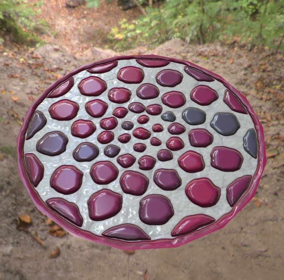 Elegant Versatile Fountain Set Low-poly 3D model_16