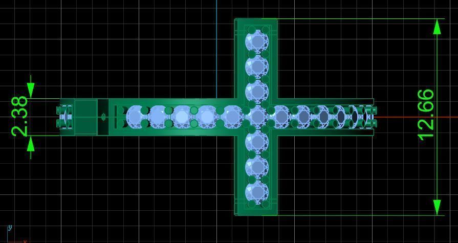 Ring 17 cross 3D print model_7