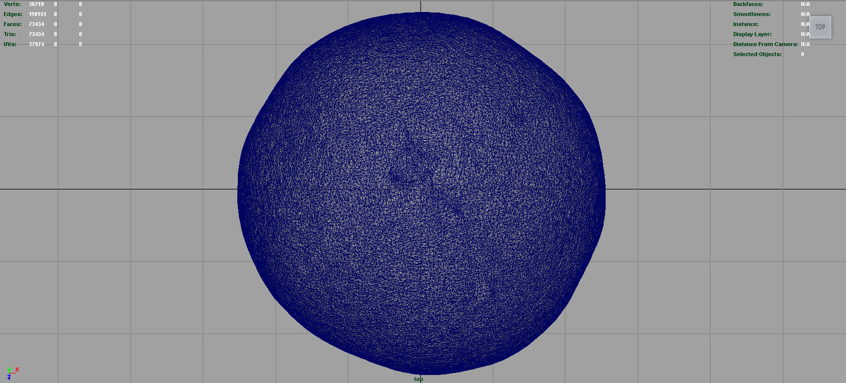 ORANGE mango Low-poly 3D model_12