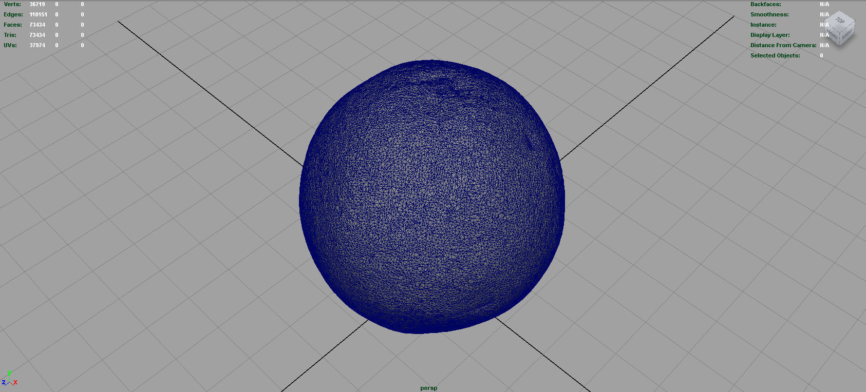 ORANGE mango Low-poly 3D model_5