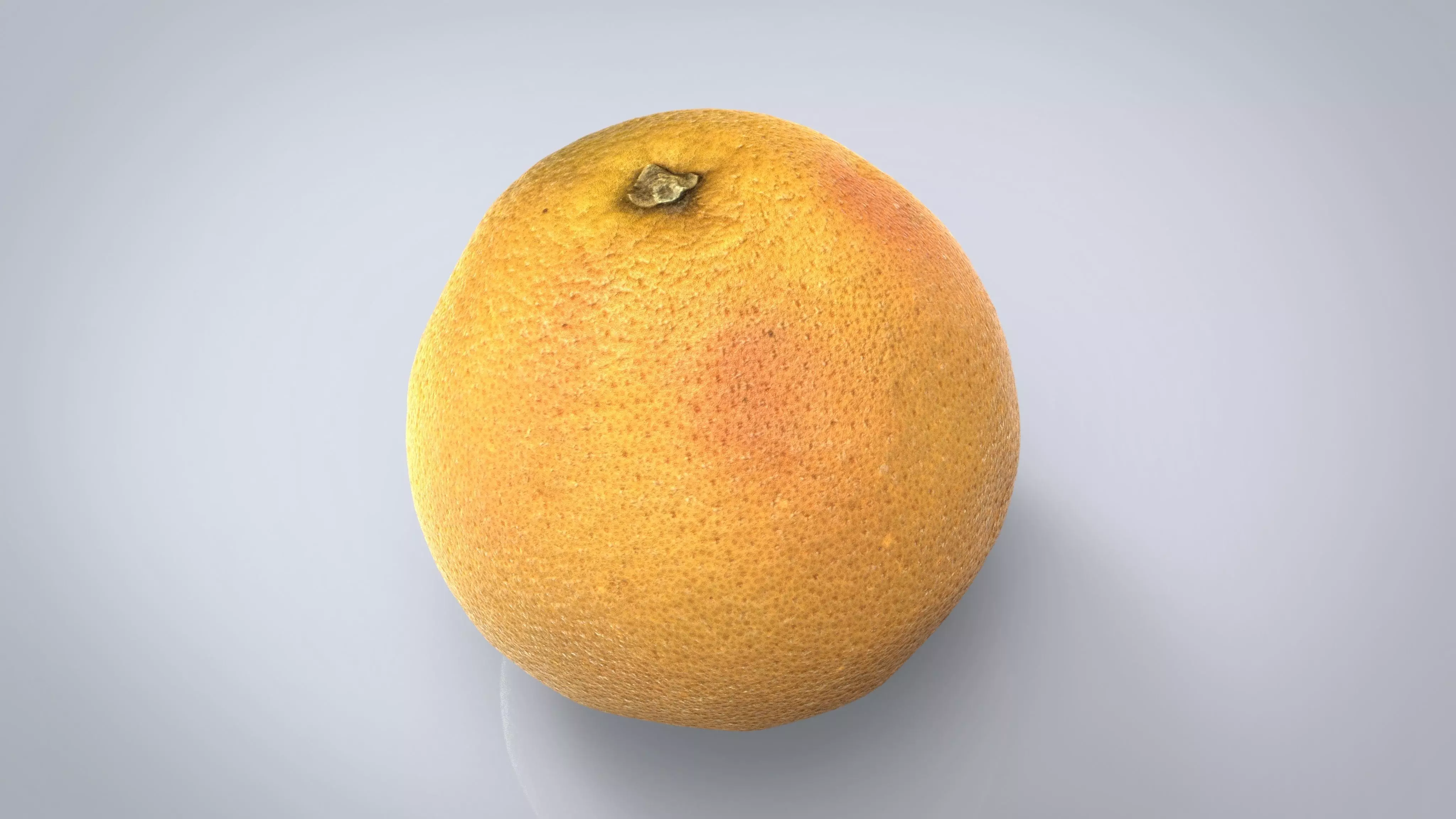ORANGE mango Low-poly 3D model_0